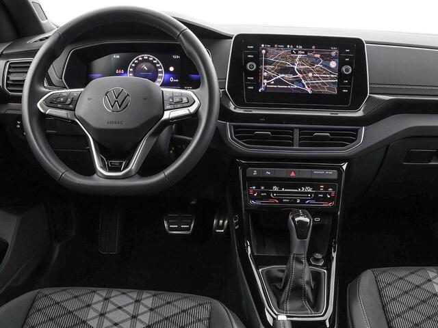 Volkswagen T-Cross 1.5 TSI 150pk DSG R-Line · Camera · Matrix LED · Afneembare Trekhaak · ACC · Stoelverwarming · Apple/Android Car Play · Garantie t/m 18-07-2027