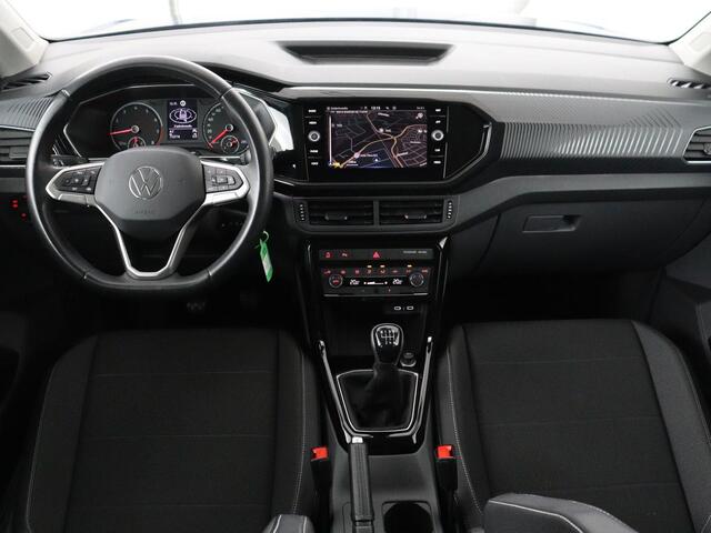 Volkswagen T-Cross 1.0 TSI Style | Carplay | Navigatie | Adaptive cruise | Full LED | Side Assist | Parkeerhulp | Getint glas | Climate control | Bluetooth | 18'' | Black Design Pack