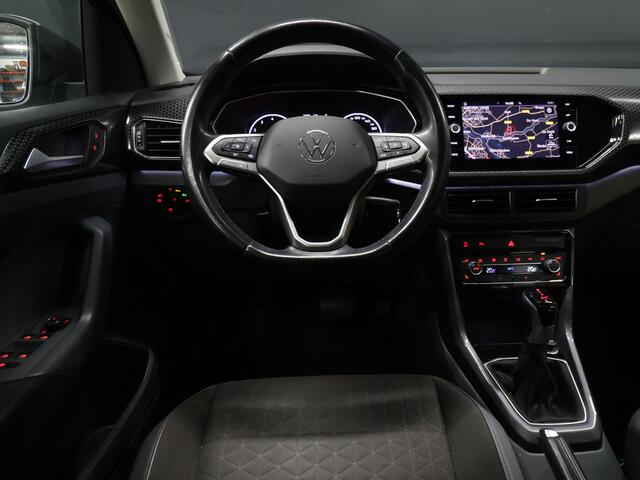Volkswagen T-Cross 1.0 TSI Style [STOELVERWARMING, ADAPTIEVE CRUISE, BLUETOOTH, CAMERA, PDC, NAVIGATIE, AUTOMAAT, MULTI FUNCTIONEEL STUURWIEL, NIEUWSTAAT]