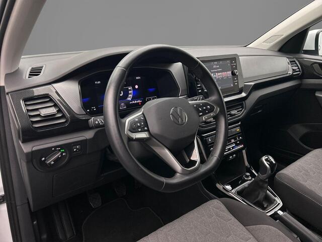 Volkswagen T-Cross Life Edition 1.0 TSI 95pk Adaptive cruise control, Achteruitrijcamera, LED koplampen, App connect, Airco, DAB, Radio, Parkeersensor achter
