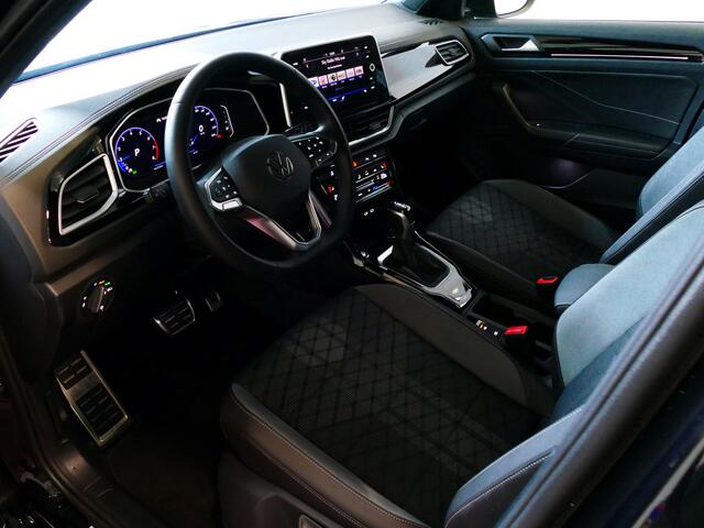 Volkswagen T-Roc 1.5 TSI 150PK R-LINE EVO IQ LIGHT ALCANTARA ELEK.KLEP CARPLAY STOEL/STUUR VERW. 18"LMV VIR.COCKPIT 06/2024