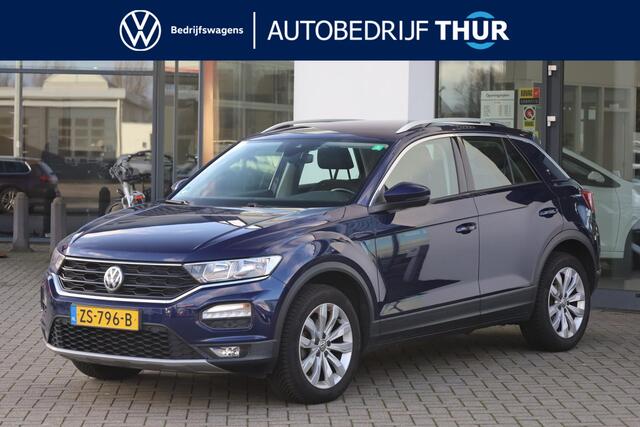 Volkswagen T-Roc 1.0 TSI Style 115PK / 85kW, NL auto dealeronderhouden, 17" 'Kulmbach' LMV, parkeersensoren voor en achter (pdc), climatronic, executive, navigatie, adaptieve cruise control (acc), multifunctioneel lederen stuurwiel, Apple Carplay / Android Auto, DAB+, ele