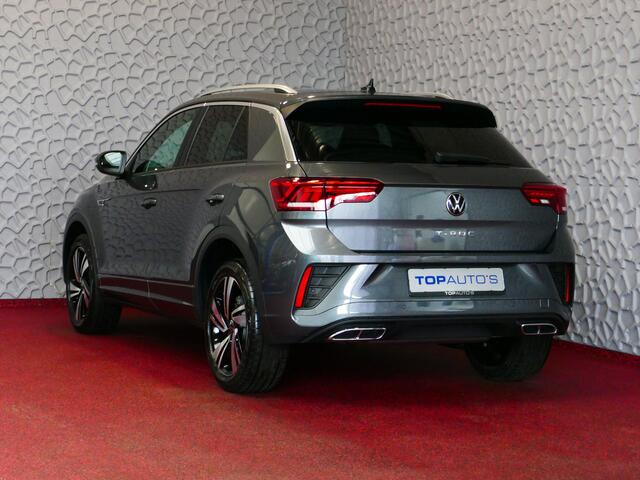 Volkswagen T-Roc 1.5 TSI 150PK R-LINE EVO IQ LIGHT ALCANTARA ELEK.KLEP CARPLAY STOEL/STUUR VERW. 18"LMV VIR.COCKPIT 06/2024 RLINE R LINE 70 BIJNA NIEUWE VOLKSWAGEN'S UIT VOORRAAD LEVERBAAR