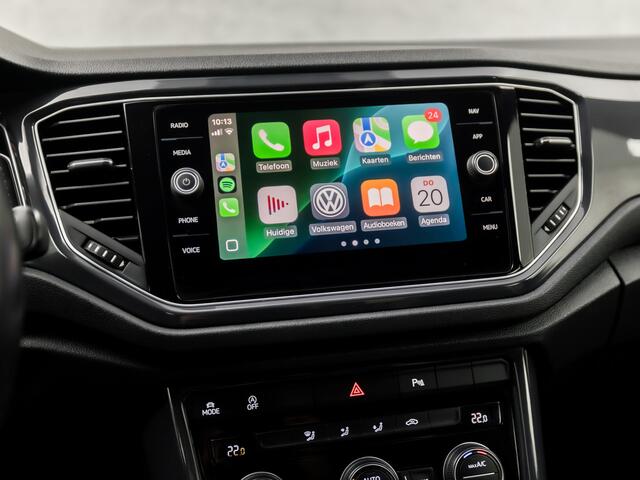 Volkswagen T-Roc 1.0 TSI Sport (DIGITAL COCKPIT, APPLE CARPLAY, GROOT NAVI, CLIMATE, LEDER, SPORTSTOELEN, ADAPTIVE CRUISE, SFEERVERLICHTING, MODE KNOP, LED KOPLAMPEN, PARKEERSENSOREN, NIEUWE APK, NIEUWSTAAT)