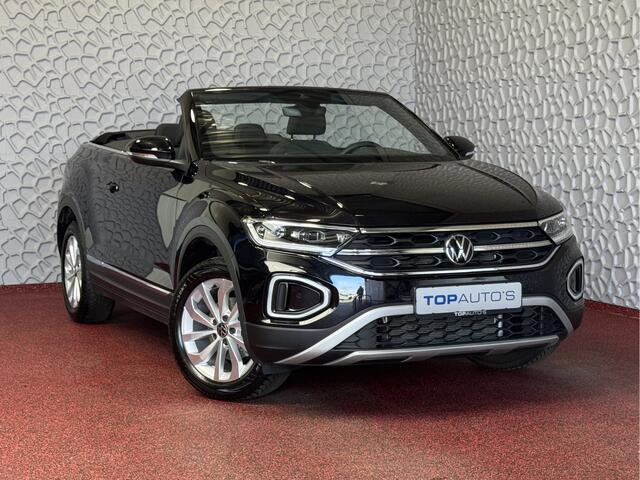 Volkswagen T-Roc Cabrio TSI VIR.COCKPIT CARPLAY NAVI IQ.LED STOEL/STUUR.VERW DAB ADAP.CRUISE 05/2024 70 BIJNA NIEUWE VOLKSWAGEN'S UIT VOORRAAD LEVERBAAR