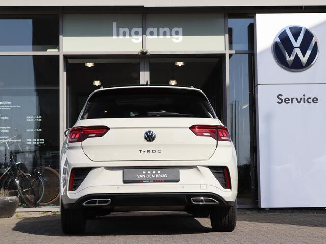 Volkswagen T-Roc 1.5 TSI 150 pk DSG R-Line | Navigatie | Panoramadak | IQ Light | Camera | App Connect | Stoelverwarming | 18'' Nevada | Fabrieksgarantie tot 13-06-2026 of 100.000km |