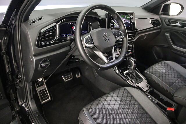Volkswagen T-Roc R-Line 1.5 TSI 150pk DSG Automaat Black style, Adaptive cruise control, Achteruitrijcamera, LED matrix koplampen, Elektrische achterklep, Navigatie, Parkeersensoren