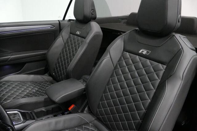 Volkswagen T-Roc Cabrio 1.5 TSI R-Line / Black Style / Lederen bekleding / Stoelverwarming / Beats Audio / Stuurwiel verwarming / Achteruitrijcamera / Keyless / Apple Carplay - Andriod Auto / Full LED / Dodehoek-assistent / Grootlichtassistent / DAB / Digitaal Instrumente