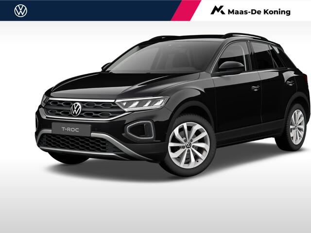 Volkswagen T-Roc Life Edition 1.0 TSI 116 pk 6 versn. Hand · Airconditioning automatisch, 2-zone (climatronic) · Assistance pakket · Multimedia pakket · Comfort pakket ·