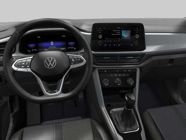 Volkswagen T-Roc Life Edition 1.0 TSI 116 pk 6 versn. Hand · Airconditioning automatisch, 2-zone (climatronic) · Assistance pakket · Multimedia pakket · Comfort pakket ·