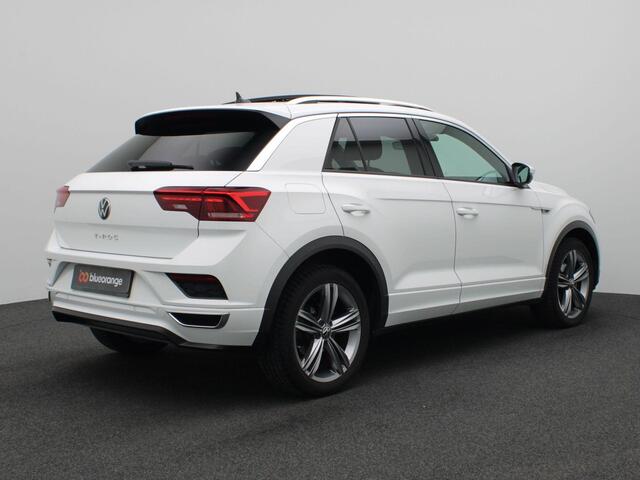 Volkswagen T-Roc 1.5 TSI Sport Business R 150PK DSG Pano-Schuifdak, Adaptieve Cruise Controle, Keyless, Achteruitrijcamera, Navi, Elektr. Achterklep, Trekhaak, 18" LM Velgen