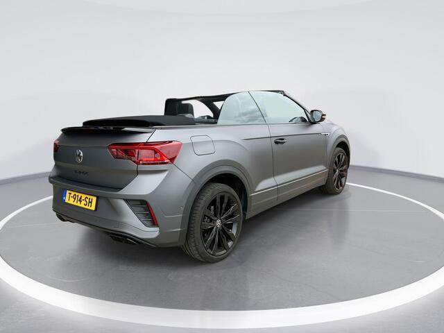 Volkswagen T-Roc Cabrio 1.5 TSI 150pk DSG R-Line Edition Grey · Camera · Beats Audio · Keyless · Lederen Bekleding · Side Assist · Stuur- & Stoelverwarming · Matrix LED · Parkeerassistent ·