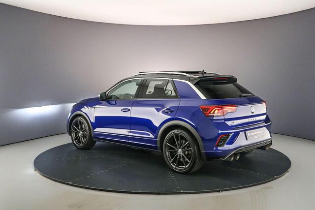 Volkswagen T-Roc R 2.0 TSI 300pk DSG Automaat Trekhaak, Panoramadak, Adaptive cruise control, Achteruitrijcamera, Navigatie, Elektrische achterklep, Stoelverwarming, App connect, Parkeersensoren