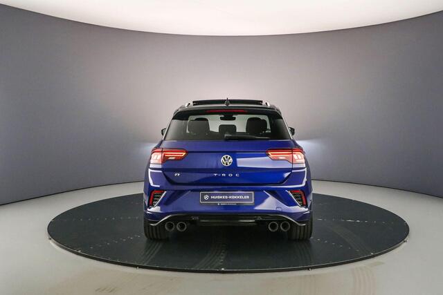 Volkswagen T-Roc R 2.0 TSI 300pk DSG Automaat Trekhaak, Panoramadak, Adaptive cruise control, Achteruitrijcamera, Navigatie, Elektrische achterklep, Stoelverwarming, App connect, Parkeersensoren