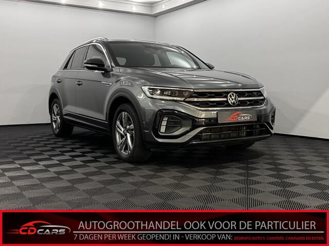 Volkswagen T-Roc 1.0 TSI R-Line Half leder, Camera, Apple carplay, Virtual desk, Cruise control adaptief, Massage stoelen