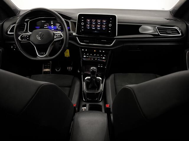 Volkswagen T-Roc 1.0 TSI R-Line Half leder, Camera, Apple carplay, Virtual desk, Cruise control adaptief, Massage stoelen