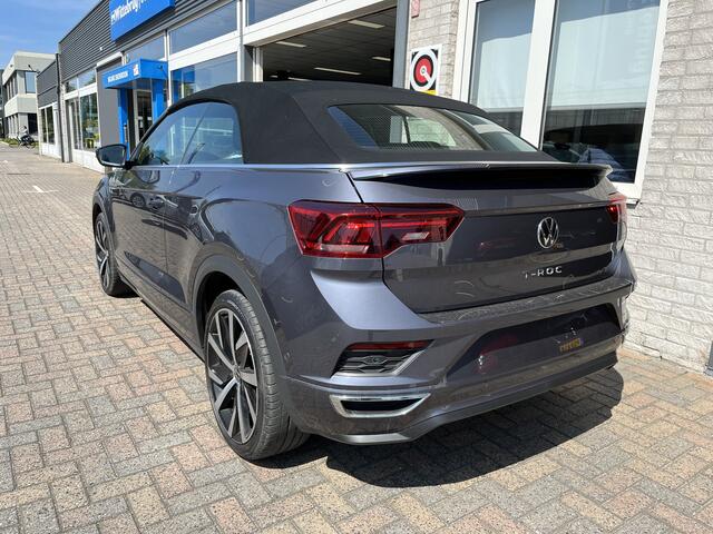 Volkswagen T-Roc Cabrio 1.5 TSI R-Line / AUTOMAAT/ 2X R-LINE/ KEYLESS/ MATRIX/ ADAPT. CRUISE/ DAB/ RIJ-MODI/ APP-CONNECT/ PARK. SENSOREN + CAMERA/ CLIMA/ NAVI/ DIGITAL DASH/ 19" LMV