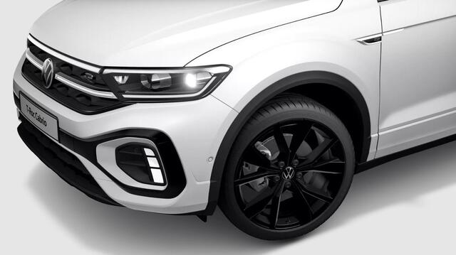 Volkswagen T-Roc Cabrio 1.5 TSI R-Line 150pk DSG / Black Style / Leder Vienna / Digital Cockpit Pro / 19" LMV / Trekhaak / Beats / Navi Pro / Camera / Keyless / Alarm / Stuur en Stoelverwarming / IQ LED Matrix / Adaptief Onderstel / VW