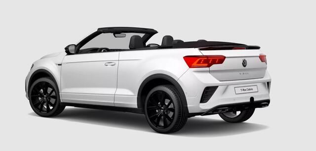 Volkswagen T-Roc Cabrio 1.5 TSI R-Line 150pk DSG / Black Style / Leder Vienna / Digital Cockpit Pro / 19" LMV / Trekhaak / Beats / Navi Pro / Camera / Keyless / Alarm / Stuur en Stoelverwarming / IQ LED Matrix / Adaptief Onderstel / VW