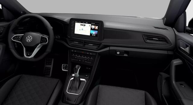 Volkswagen T-Roc Cabrio 1.5 TSI R-Line 150pk DSG / Black Style / Leder Vienna / Digital Cockpit Pro / 19" LMV / Trekhaak / Beats / Navi Pro / Camera / Keyless / Alarm / Stuur en Stoelverwarming / IQ LED Matrix / Adaptief Onderstel / VW