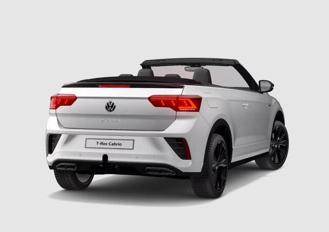 Volkswagen T-Roc Cabrio 1.5 TSI R-Line 150pk DSG / Black Style / Leder Vienna / Digital Cockpit Pro / 19" LMV / Trekhaak / Beats / Navi Pro / Camera / Keyless / Alarm / Stuur en Stoelverwarming / IQ LED Matrix / Adaptief Onderstel / VW