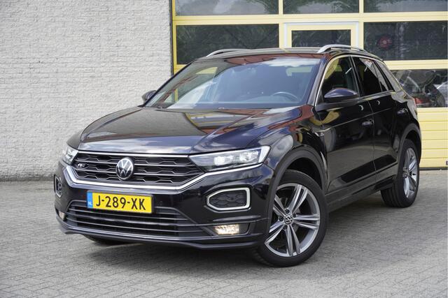 Volkswagen T-Roc 1.5 TSI 150PK! Automaat R-Line BJ2020 Lmv 18" | Led V+A | Pdc | Navi | Elek. achterklep | Keyless entry | App-Connect | Dashboard verlichting | Virtual cockpit | Climate control | Cruise control | Zwarte hemel | Verwarmde voorstoelen | Extra getint glas