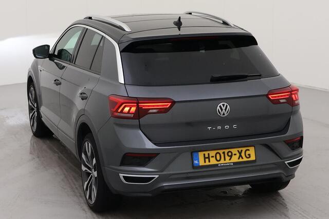 Volkswagen T-Roc 1.5 TSI 2x R-Line / AUTOMAAT/ PANO/ CAMERA/ PARK. SENSOREN/ LED/ VIRTUAL COCKPIT/ NAVI/ CLIMA/ 19" LMV