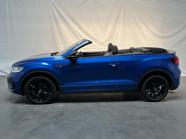 Volkswagen T-Roc Cabrio 1.5 TSI R-Line / AUTOMAAT/ 2X R-LINE/ BLACK-STYLE/ STUUR+STOEL VERWARM./ PARK.SENSOR.V+A/ CAMERA/ APP-CONNECT/ KEYLESS/ DRIVE-MODI/ ACC/ DAB/ NAVI/ CLIMA/ LED/ DIGITAL DASH/ ISOFIX/ 18'' LMV