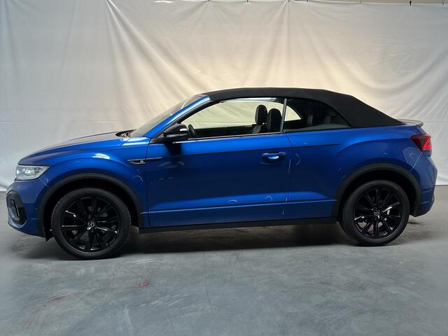 Volkswagen T-Roc Cabrio 1.5 TSI R-Line / AUTOMAAT/ 2X R-LINE/ BLACK-STYLE/ STUUR+STOEL VERWARM./ PARK.SENSOR.V+A/ CAMERA/ APP-CONNECT/ KEYLESS/ DRIVE-MODI/ ACC/ DAB/ NAVI/ CLIMA/ LED/ DIGITAL DASH/ ISOFIX/ 18'' LMV