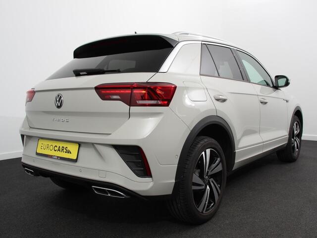 Volkswagen T-Roc 1.5 TSI 150pk DSG R-Line Edition Navigatie Apple Carplay/Android Auto Camera Parkeersensoren Adaptive Cruise Control Dodehoek Assistent Elektrische achterklep Stoel- en stuurverwarming Full Led Climate Control Lichtmetalen velgen