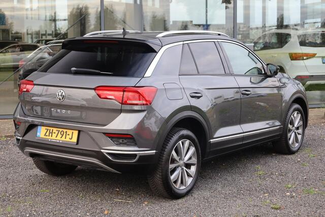 Volkswagen T-Roc 1.0 TSI Style 85KW/115PK, Navigatie, Activ info display, Chrome dakrail, clima, led achterlichten, winterpakket, stoelverwarming, 17" lmv