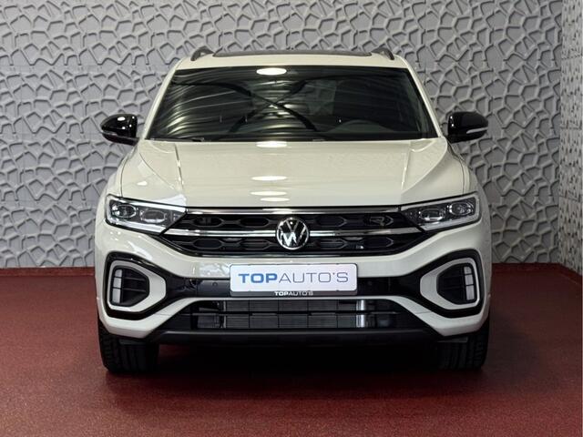 Volkswagen T-Roc 1.5 TSI 150PK R-LINE PANORAMA ? NIEUWE AUTO ? BLACKLINE EVO IQ LIGHT ALCANTARA ELEK.KLEP CARPLAY STOEL/STUUR VERW. 19"LMV VIR.COCKPIT 06/2025 SCHUIFDAK "Volkswagen rijden begint bij Topautos.nl - 75 topmodellen direct op voorraad!"