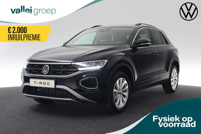 Volkswagen T-Roc Life Edition 1.0 TSI 85 kW / 116 pk | LED | Camera | Trekhaak | Park Assist | Keyless | 17 inch
