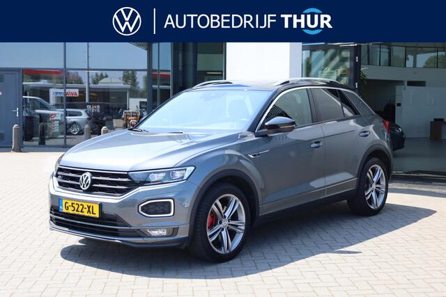 Volkswagen T-Roc 1.5 TSI Sport Business R 110KW-150PK DSG, 4 Seizoenenbanden, Dodehoek sensor, R Line in en exterieur, digital cockpit, panoramadak, navigatie, DAB+, winterpakket met stoelverwarming spiegel pakket privacy glas chrome dakrail led koplampen adaptieve cruise