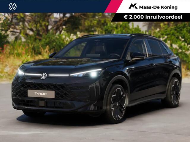 Volkswagen T-Roc R-Line First Edition 1.5 eTSI 150 PK 7 versn. DSG · Black style pakket · Panoramaschuif-kanteldak