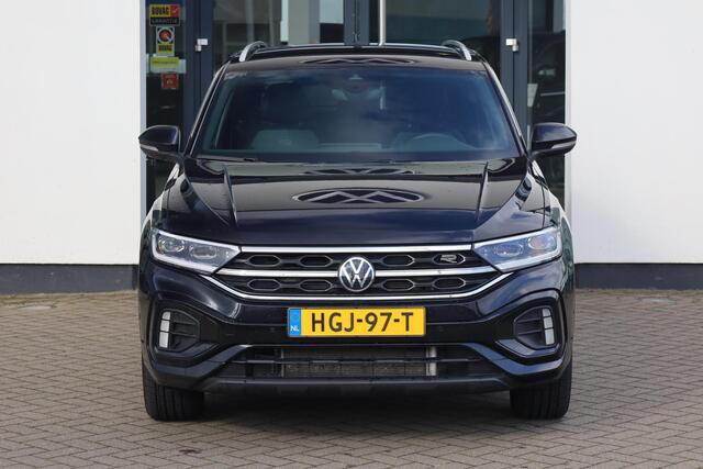 Volkswagen T-Roc 1.5 TSI R-Line 150PK / 110kW Achteruitrijcamera, draadloos Apple Carplay & Android Auto, verwarmbare voorstoelen + stuurwiel, dodehoeksensor (Side Assist), parkeerassistent (Park Assist), volledig digtiaal instrumentenpaneel (Digital Cockpit Pro), full LE