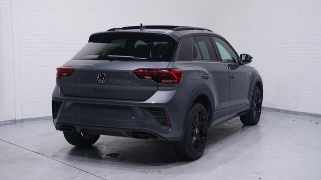 Volkswagen T-Roc R-Line Black-line ACC Pano-dak Apple-carplay digi-cockpit navigatie electrische achterklep keyless start climate controlle camera PDC v+a led-verlichting bleutooth