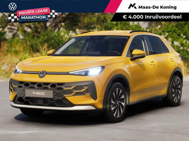 Volkswagen T-Roc Life First Edition 1.5 eTSI 116 PK 7 versn. DSG · Achteruitrijcamera · Comfort pakket · Voorraad OUTLET · Prijs is inclusief inruilpremie ·
