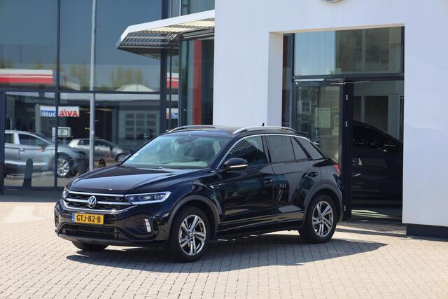 Volkswagen T-Roc 1.5 TSI R-Line Afneembare trekhaak Digital cockpit, R-Line in- en exterieur, achteruitrijcamera, navigatie, spiegel pakket, park assist, light assist, LED plus, adaptieve cruise control (acc), licht & regensensor, climatronic, draadloos Apple Carplay / An