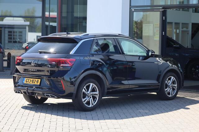 Volkswagen T-Roc 1.5 TSI R-Line Afneembare trekhaak Digital cockpit, R-Line in- en exterieur, achteruitrijcamera, navigatie, spiegel pakket, park assist, light assist, LED plus, adaptieve cruise control (acc), licht & regensensor, climatronic, draadloos Apple Carplay / An