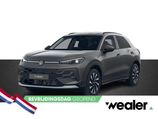 Volkswagen T-Roc Life First Edition 1.5 eTSI 85 kW / 116 PK DSG | Comfort pakket | LED Plus verlichting met lichtstrip in grille & verlichte logo's | Trekhaak wegklapbaar |