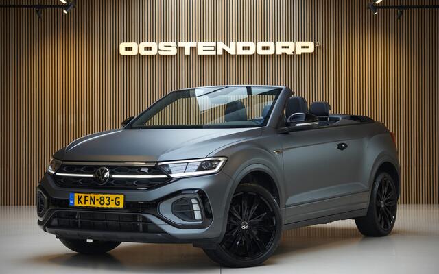 Volkswagen T-Roc Cabrio 1.5TSI/150pk R-Line Edition Grey|2023|Leder|Navi|Matrix-LED|Trekhaak|414/999|Virtual Cockpit|19"LMV|Keyless|Beats|VOL!