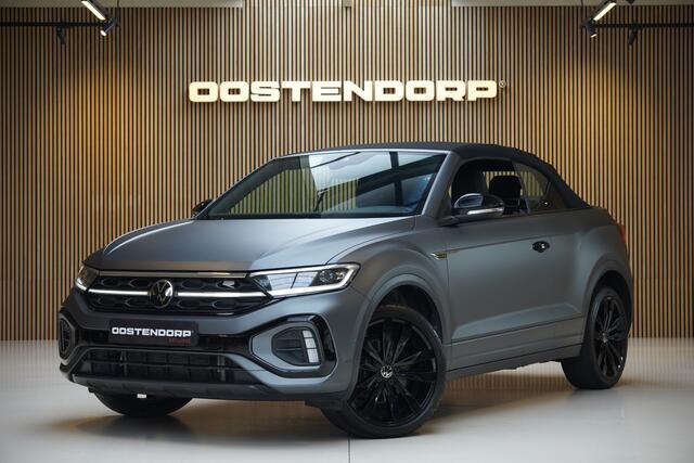 Volkswagen T-Roc Cabrio 1.5TSI/150pk R-Line Edition Grey|2023|Leder|Navi|Matrix-LED|Trekhaak|414/999|Virtual Cockpit|19"LMV|Keyless|Beats|VOL!