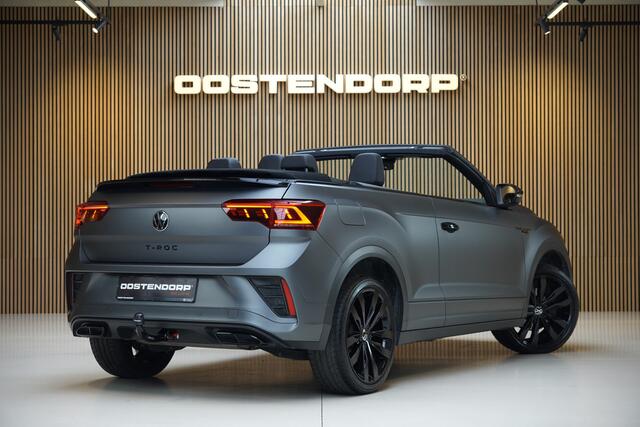 Volkswagen T-Roc Cabrio 1.5TSI/150pk R-Line Edition Grey|2023|Leder|Navi|Matrix-LED|Trekhaak|414/999|Virtual Cockpit|19"LMV|Keyless|Beats|VOL!