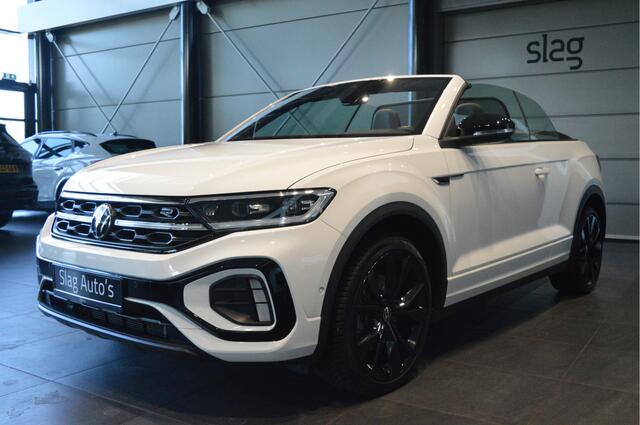 Volkswagen T-Roc Cabrio 1.5 TSI 3X R-LINE Black Style leer camera trekhaak !!