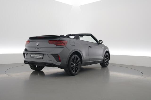 Volkswagen T-Roc Cabrio 1.5 TSI R-Line Edition Grey | Nmr. 219/999 | MAT Grijs | Leder | Stoel- Stuurverw. | Beats | Adapt. Cruise | Camera | Keyless | 19'' x