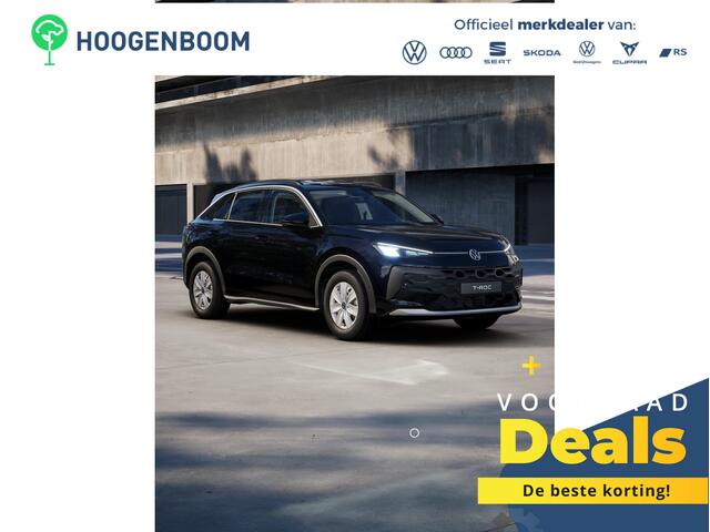 Volkswagen T-Roc Style First Edition | 'App-Connect' draadloze smartphone integratie | 30,5 cm display met 2D en 3D weergave | Achterklep, elektrisch, met sensorgestuurde opening (Easy Open)