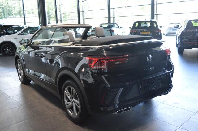 Volkswagen T-Roc Cabrio 1.5 TSI 3X R-LINE navi clima cruise trekhaak 150 pk !!