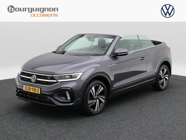 Volkswagen T-Roc Cabrio 1.5 TSi 150 Pk Automaat R-Line Edition | Stoel/Stuur Verwarming | Camera | Adaptive Cruise | Leer | IQ Light | CarPlay | 18 Inch | 76.989 Km !!