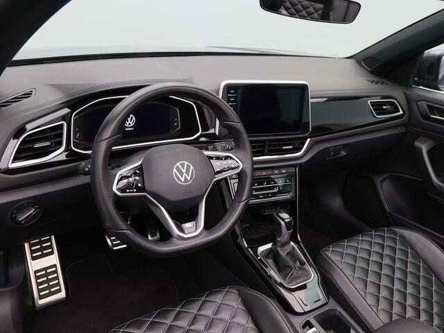 Volkswagen T-Roc Cabrio 1.5 TSi 150 Pk Automaat R-Line Edition | Stoel/Stuur Verwarming | Camera | Adaptive Cruise | Leer | IQ Light | CarPlay | 18 Inch | 76.989 Km !!